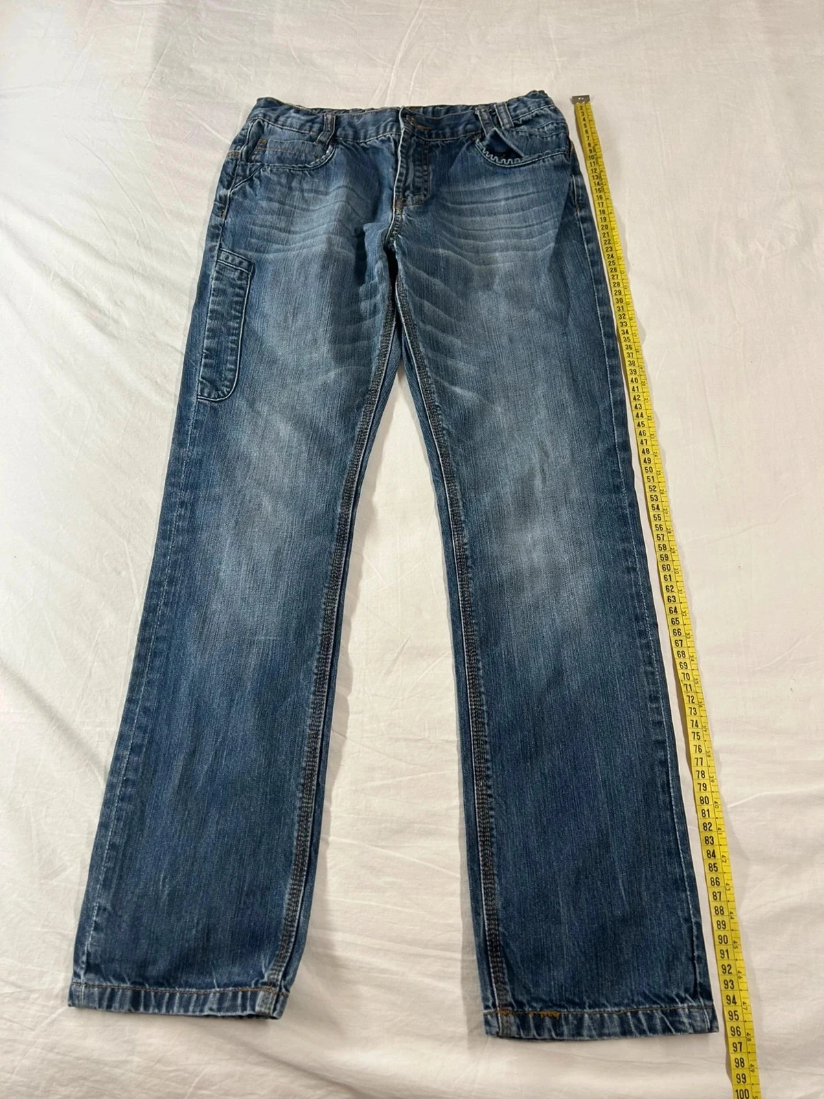 Jean coupe droite bleu marine vintage b-karo